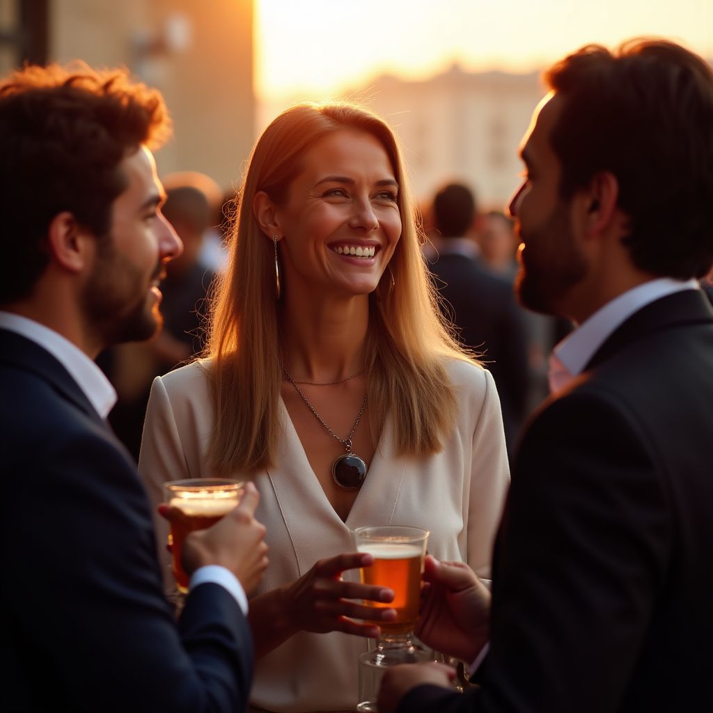 Evento de networking financiero